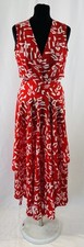 Maje White Red Printed Renilde