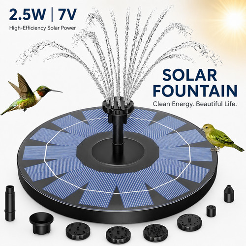 Solar powered floating water - powered,