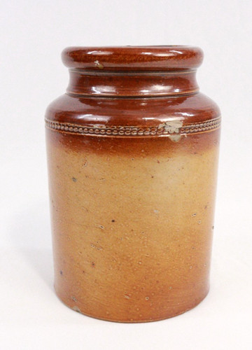 Vintage brown glazed - brown, stoneware