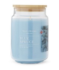 Brand New Wax Lyrical Blue Spruce Large  Candle Up To 100 Hrs Burn Time