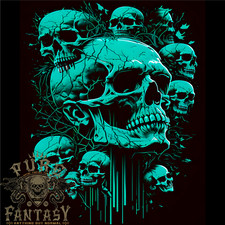 Skull Time Gothic Heavy Metal