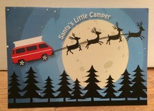 VW Campervan inspired Christmas cards T25 5 pack