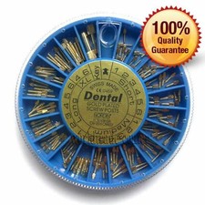 120/packDental 24K gold Plated