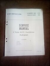 Vintage HMV 6 valve radiogram