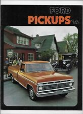 1974 Ford (U.S.) F-100, F-250 & F-350 Pickups brochure: Custom/Ranger/XLT trucks