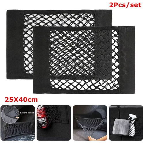 2pcs car trunk - cargo, net
