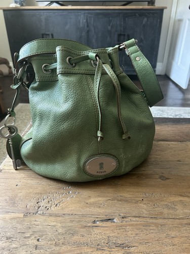 Fossil maddox green - green, leather