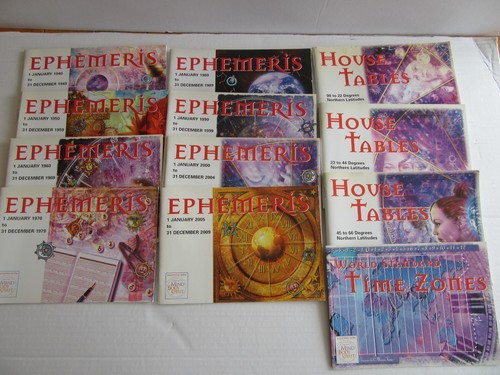Ephemeris house tables - &,
