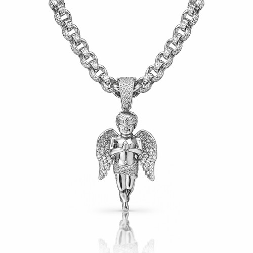925 silver layered angel - 925,
