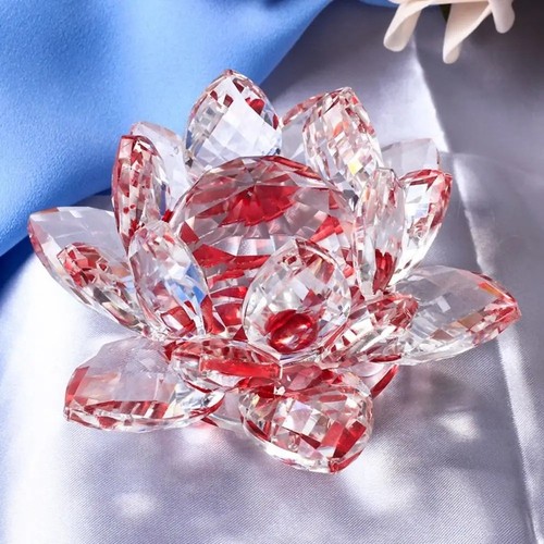 Blue crystal lotus flower - crystal,