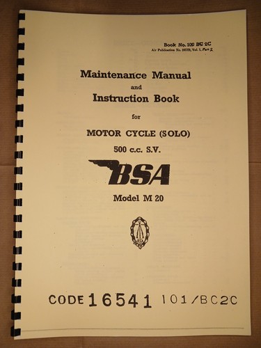 Bsa m20 1939 - bsa,
