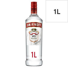 Smirnoff No. 21 Vodka 37.5% Vol 1L Bottle