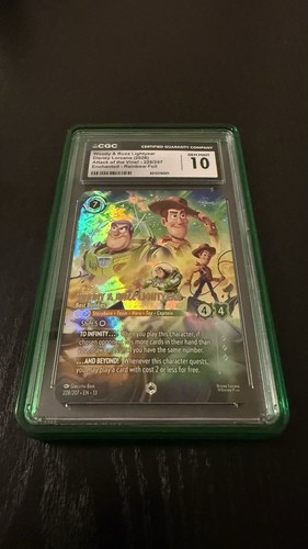 Cgc gem mint - disney, lorcana