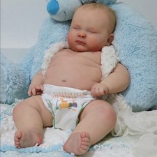 Reborn Sold Out Genuine KIT Realborn 3 mth Joseph Asleep NO COA. FREE CLOTH BODY