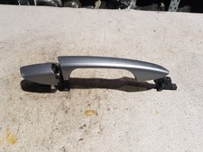 09 Mercedes C Class W204 Rear Door Handle Driver Side Palladium Silver C792