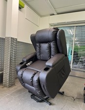 Electric rise recliner winged - electric,