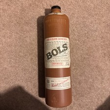 Vtg. Erven Lucas BOLS Amsterdam Genever Gin 1 litre stoneware bottle Empty