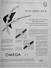 1954 OMEGA PRESS AD SWISS SALTARELLE WATCHES - CHLOE - CLETA