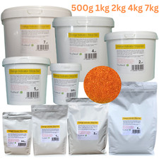 Orange Self Indicating Silica Gel Desiccant Beads 2-4mm - Reuseable Dehumidifier