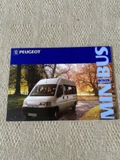 PEUGEOT BOXER MINIBUS 12 & 15 SEATER BROCHURE 11/1994 2.0 1.9D 1.9TD 2.5D