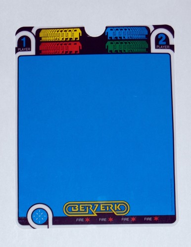 Vectrex berzerk overlay - berzerk, new