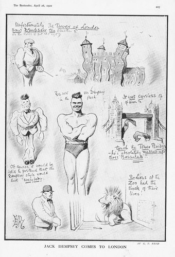 Jack dempsey caricatures the - caricatures,