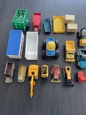 Toy Construction Vehicles And Accessories Bundle 
