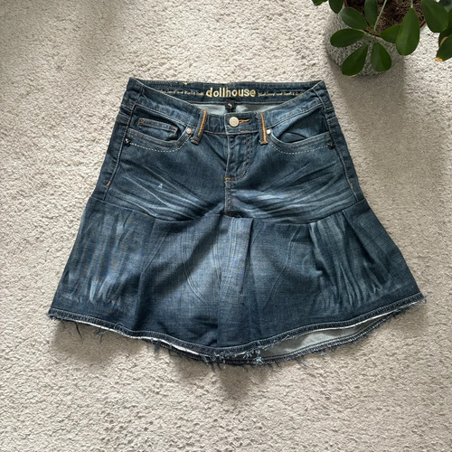 Dollhouse denim mini skirt - dollhouse,