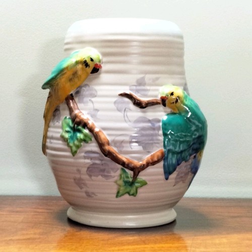 Clarice cliff budgerigars - clarice, vase