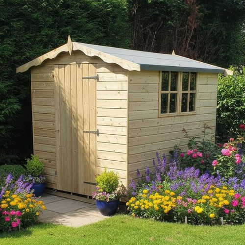 6ft 10ft victorian apex - apex, shed