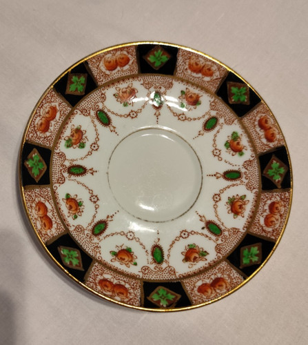 Antique salisbury china saucer - china,