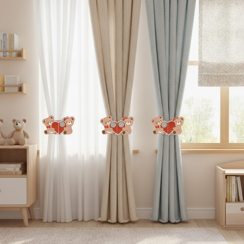 Curtain tiebacks teddy - tiebacks, bear