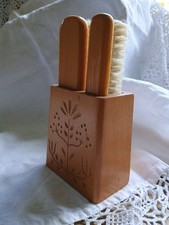 Vintage Wooden Clothes Brush