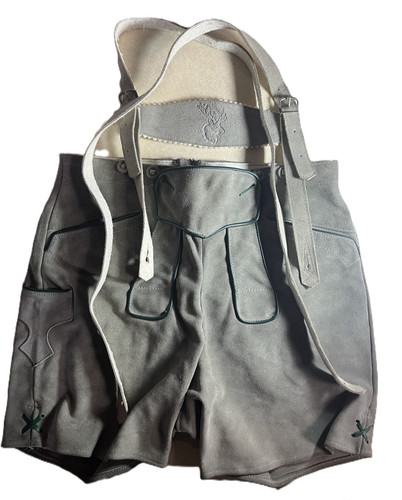 Authentic leather lederhosen - leather,