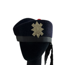 British Army Glengarry Black