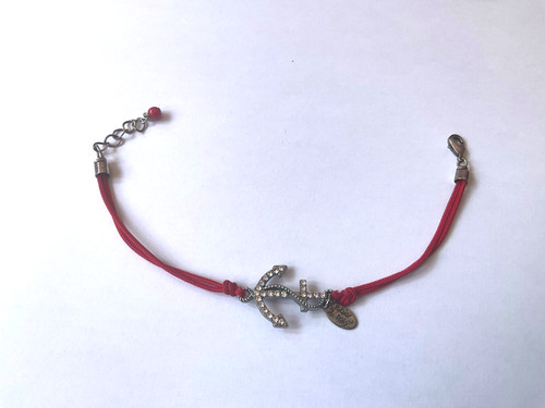Silver anchor bracelet from - anchor,