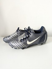 Nike Total 90 T90 Shoot II FG Football Boots UK 5 Grey Blue Rare NEW