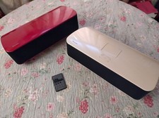 2X Pioneer XW-NAS5 Music Speaker Dock System  (Red + White) + Remote