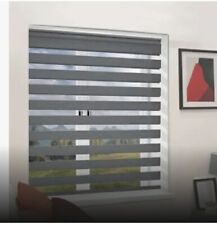 The Range Two Day and Night Zebra Roller Blinds Light Grey Curtains Window. BNIB