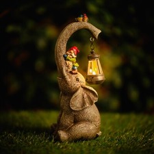 Solar Elephant Gnome Ornament