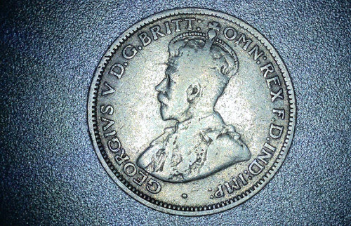 1926 king george sixpence - king,