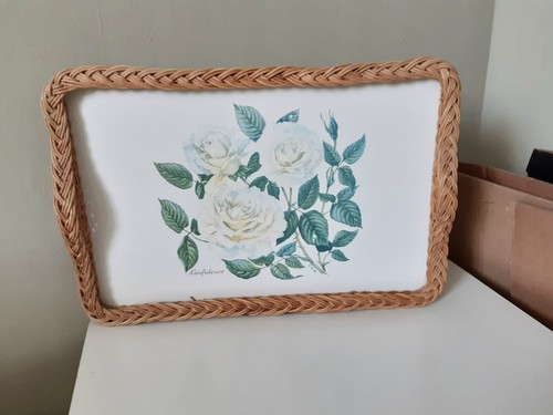 Vintage large wicker border - large,