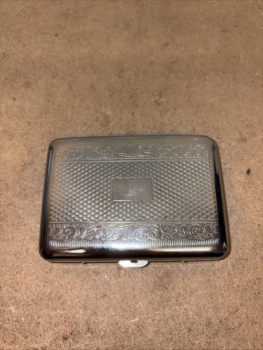 Vintage cigarette case card - case,