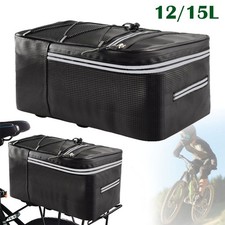 Bicycle Rear Seat Bag Bike Bike Cycling Pannier Rack Pack Waterproof Reflective