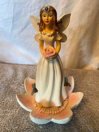 Musical flower fairy figurine - flower,