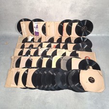 90x 78 RPM Gramophone Records Job Lot Vintage Vinyl Bundle Shellac Mixed Genre