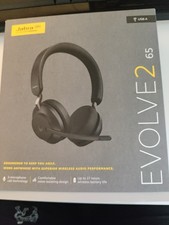 Jabra Evolve2 65 Stereo Wireless Headset (MS Teams, USB-A) - Black