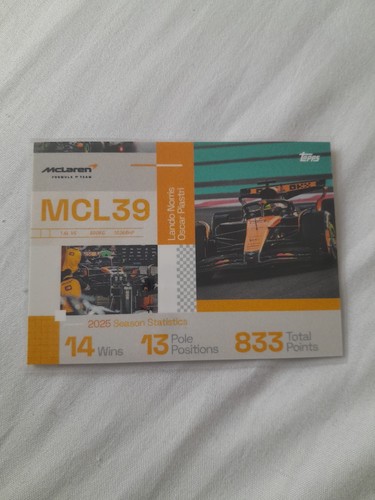 Topps 2026 mclaren - 2026, f1