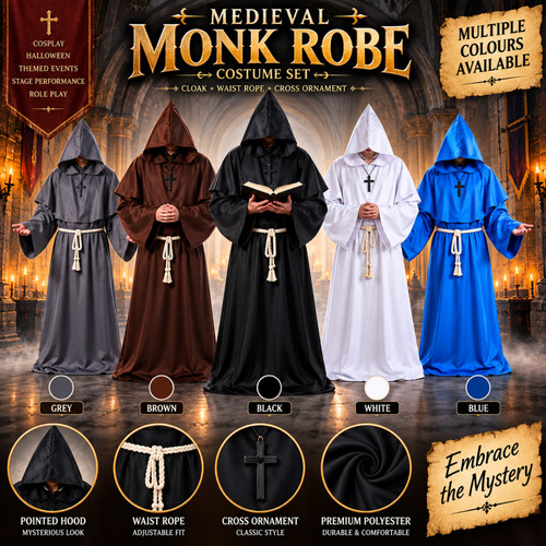 Medieval monk robe - medieval,