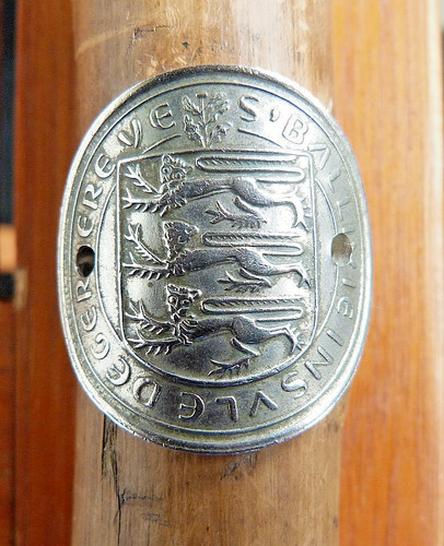 Walking stick badge english - walking,